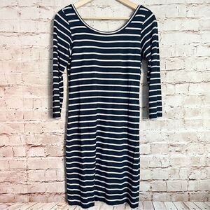 Club Monaco striped knit shirt dress